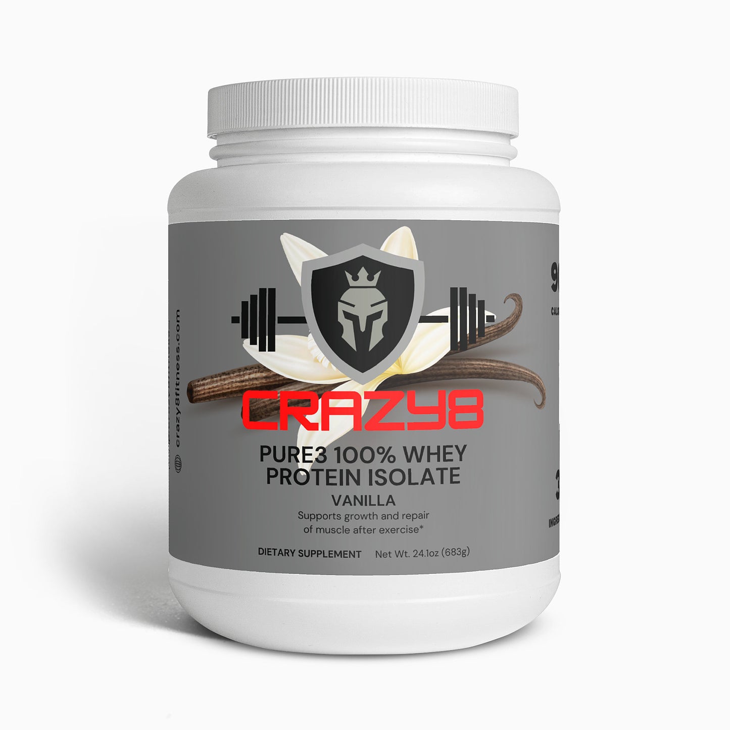 Pure3 100% Whey Protein Isolate (Vanilla)