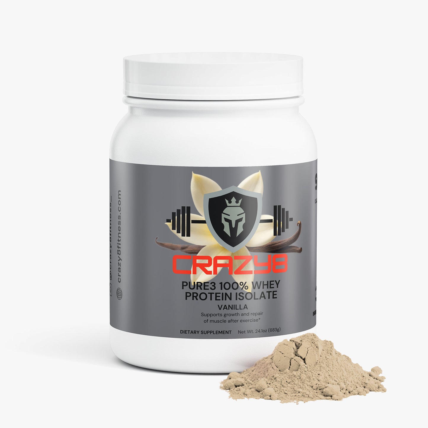 Pure3 100% Whey Protein Isolate (Vanilla)