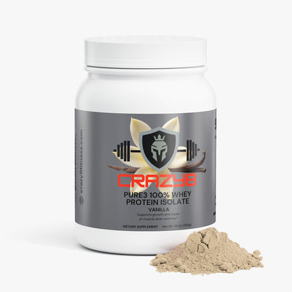 Pure3 100% Whey Protein Isolate (Vanilla)