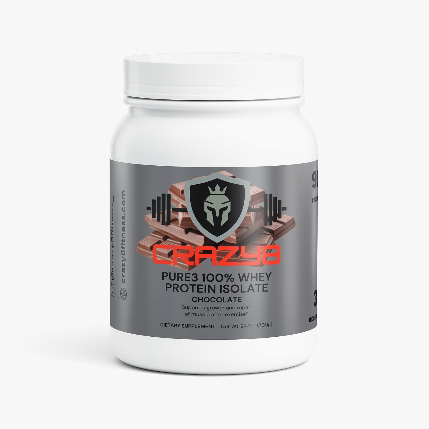 Pure3 100% Whey Protein Isolate (Chocolate)