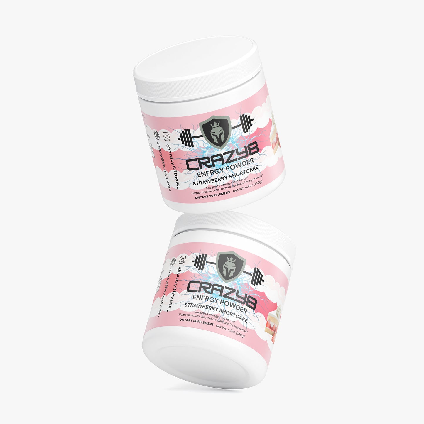 Pre-workout Energy Powder (Strawberry Shortcake)