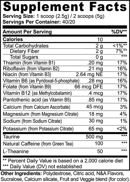 Pre-workout Energy Powder (Melon Creamsicle)